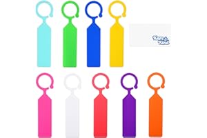 Kare & Kind 100x Etiquetas de Identificación Colgantes para Plantas - Etiquetas Coloridas de Plástico para Plantas y Árboles - Impermeables y Reutilizables - Para Jardines, Viveros y Granjas