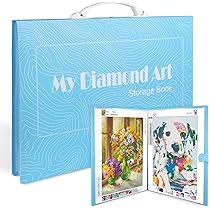 ARTDOT Cartella Archivio A2 Per Diamond Painting - 30 Tasche 60 Pagine, Con Manico, Per Conservare E Trasportare - Foto 8