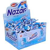 Nazar Şekersiz Beyaz Nane Aromalı Sakız Damlaları 100 Adet