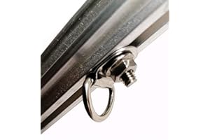 GAO Flora 10 Pflanzenhalter Ösen Edelstahl als Rankhilfe im Gewächshaus zu Befestigung von Gurkennetzen oder Unterstützung für Tomatenpflanzen