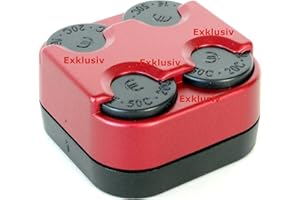 HR-AUTOCOMFORT Euro Münzbox Münzhalter Münzzähler Münzdose RED 4