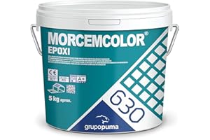 GRUPO PUMA 630 Morcemcolor Epoxi RG Blanco: Mortero de colocación y rejuntado epoxi bicomponente para juntas de 1 a 15 mm. Bote 5 kg