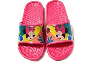 Requeteguay Urban RU Ciabatte Minnie Mouse Disney per Spiaggia o Piscina | Flip-Flop Disney Minnie Mouse | Ciabatte Disney Minnie Mouse per Ragazze