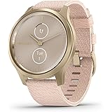 Garmin Vivomove Style, Smartwatch Hybrid Analogico A Colori Pay Unisex, Champagne Dust Rose, 42mm