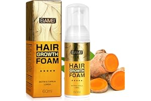 CCKULOOB Hair Growth Foam Hair Regrowth Spray, Hair Regrowth Treatment for Men & Women, Hair Growth Serum, Anti Hair Loss, Repair Hair Follicles, Hair Loss Treatment for Bald Spots & Thinning Hair, 60ml