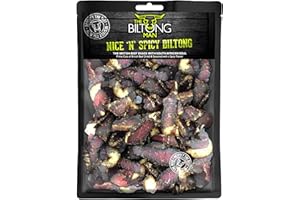 The Biltong Man Nice n Spicy Fatty - High-Protein Beef Snack, 500g
