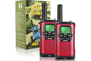 SK SUPKER Walkie Talkies für Kinder, Spielzeug für 3 bis 14 Jahre alte Kinder 2 Wege Radio 3 Meilen für das Außen -Abenteuerspiel Camping Wandern