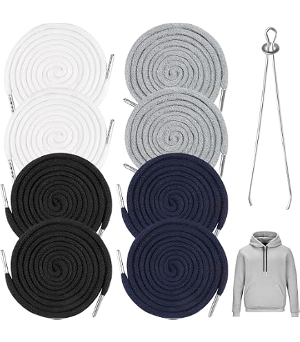 4er Set Schwarze Quastenschnüre Aus Seidigem Polyester – 127 Cm Lang, Ideal Zum Verzieren Von Kleidung & Heimtextilien