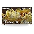 Sony BRAVIA XR, XR-85X90L, 85 Inch, Full Array LED, Smart TV, 4K HDR, Google TV, ECO PACK, BRAVIA CORE, Perfect for PlayStation5, Aluminium Seamless Edge Design, 5 Year Warranty