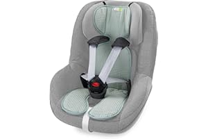 Liebes von priebes Coolair Sitzauflage für Kindersitze Gruppe 1 (9 kg bis 18 kg) I Atmungsaktive Sommer Sitzeinlage Autositz I Sommerbezug - Kühlt und schützt den Sitzbezug vor Flecken