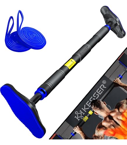 Barre De Traction Kapler Pour Cadre De Porte – Acier Carbone – 300 Kg – Réglable – Niveau à Bulle – Mousse Haute Densité