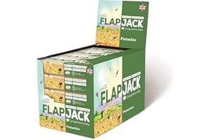 BRYNMOR FLAPJACK Brynmor Pistachio Flapjack, 20 x 80g Individually Wrapped Bars, A Perfect Treat For Snack Time