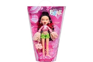 Bratz Fashion Pixiez Jade - Muñeca de Fantasía Coleccionable con Moda y Accesorios Reales, Las Alas se Transforman en un Anillo