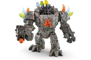 schleich 42549 ELDRADOR CREATURES – Master Robot et sa Mini Creature, coffret figurine robot de 20 pièces avec pièces mobiles et rotatives, jouet robot pour enfants dès 7 ans