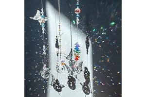 H&D HYALINE&DORA H&D HYALINE & DORA - Acchiappasole in cristallo, decorazione per la casa, confezione da 3