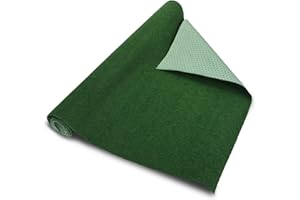 SPETEBO Tapis de pelouse avec picots de drainage – 200 x 100 cm – Tapis de gazon artificiel d'extérieur vert résistant aux intempéries – Tapis de balcon en plastique