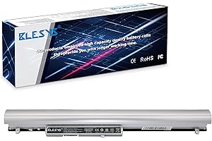 BLESYS 728460-001 LA04 Batería para HP Pavilion 15-N 350 G2 350 G1 Series HSTNN-YB5M 728461-001 LA04DF TPN-Q129 TPN-Q130 Laptop 14.8V/2200mAh [Plata]