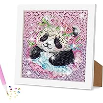 Kit Diamond Painting AUAUY 5D Con Cornice - Unicorno Per Bambini E Decorazione - Foto 2