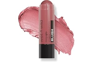 Wet n Wild, Mega Glo Vitamin E Makeup Stick, Multipurpose Blush Stick for Eyes, Cheeks and Lips, with Buildable and Blendable Formula, Travel-Ready and Retractable, Currant Jam