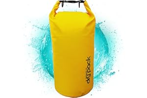 Snappi Co® Dry Pack | Premium Waterproof Dry Bag Backpack | Ideal for Camping, Hiking, Watersports and More | Durable, Lightweight and Versatile… (10 Litre Yellow)