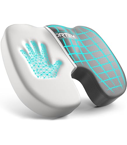 Lendenstützkissen Und Sitzkissen Set - Memory Foam Für Büro Und Auto