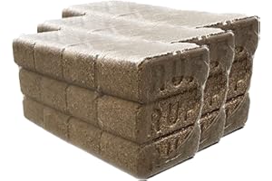 RUF GMBH Holzbriketts aus Nadelholz Brennholz für Ofen, Kamin oder Feuerstelle, optimal zum Anzünden, Sehr guter Heizwert (Frei von Zusätzen oder Bindemitteln) 30 kg