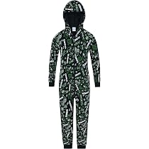 Pyjama Long 100% Coton Pour Garçons/filles - Motif Manette De Jeu Player 1 - Vert - Confortable, Cadeau Joueurs - 3