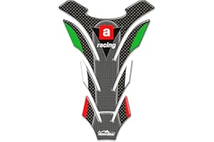 ‎RESIN BIKE Resin Bike Aufkleber für Motorrad Kompatibel mit Aprilia. Tankabdeckung vor Stößen und Kratzern. 3D-Harzklebstoff Universelle Version Kohlefaser-Effekt – Stickers - Made in Italy