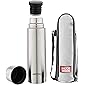 Milton Plain Lid 1000 Thermosteel 24 Hours Hot and Cold Water Bottle, 1000 ml, Silver
