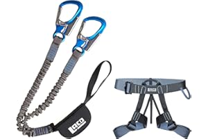 LACD Klettersteigset Pro Evo 3.0 blue + Klettersteiggurt Easy Exp