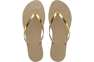 Havaianas - You Metallic, Sandali Comodi, Eleganti E Versatili, Cinturini Sottili Con Finitura Metallizzata, Tacco Piccolo, Donna