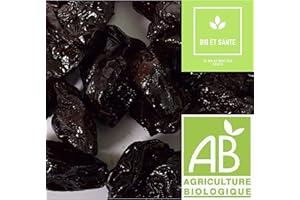 BIO ET SANTE LE BIO AU DES DOIGTS Cerneaux de Noix Bio De Qualité Extra, 1 kg, Fruit Sec Energétique Pour Votre Apport En Vitamines et Minéraux Contribueront aux Bienfaits et à la Santé de Votre Organisme (pruneau)