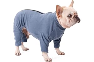 FUNAT Chirurgischer Erholungsanzug für Hunde, Overall Anti-Licking Bauch Wundschutz E-Kragen Alternative nach der Operation Tragen Sie Pet Jumper