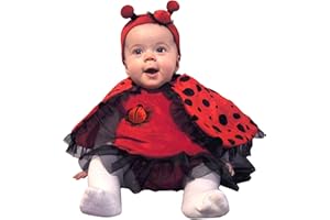 Ciao Coccinella Fagottino Costume Baby (Taglia 0-9 Mesi) Déguisement pour Enfants et bébés, Rouge/Noir, Mois Filles et Filles