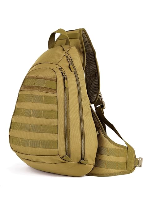 Zaino Da Petto Uomo - Borsa A Tracolla Antifurto, Leggera E Impermeabile, Per Sport E Viaggi - Foto 8