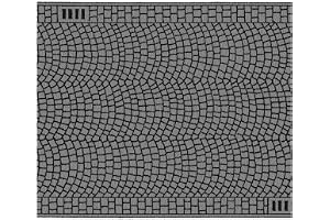 Noch 34222 - Landskap och dekoration: kullerstensplåster, 4 x 100 cm