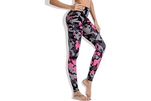 Chisportate High Waisted Sustainable Yoga Leggings, Active Tummy Control Super Soft Workout Pants for Women Fitness Running Gym Yoga Wear