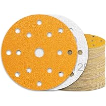 60 Discos De Lija De Velcro SBS Mix 125mm - Grano Variado (40 A 240), Para Lijadora Excéntrica