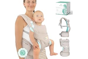 MAMMACITA Recién nacido para portabebés de nacimiento, portabebés, ropa de bebé desde el nacimiento, sistema de transporte de bebé, use bebé para bebés de hasta 20 kilogramos, diferentes posiciones de uso