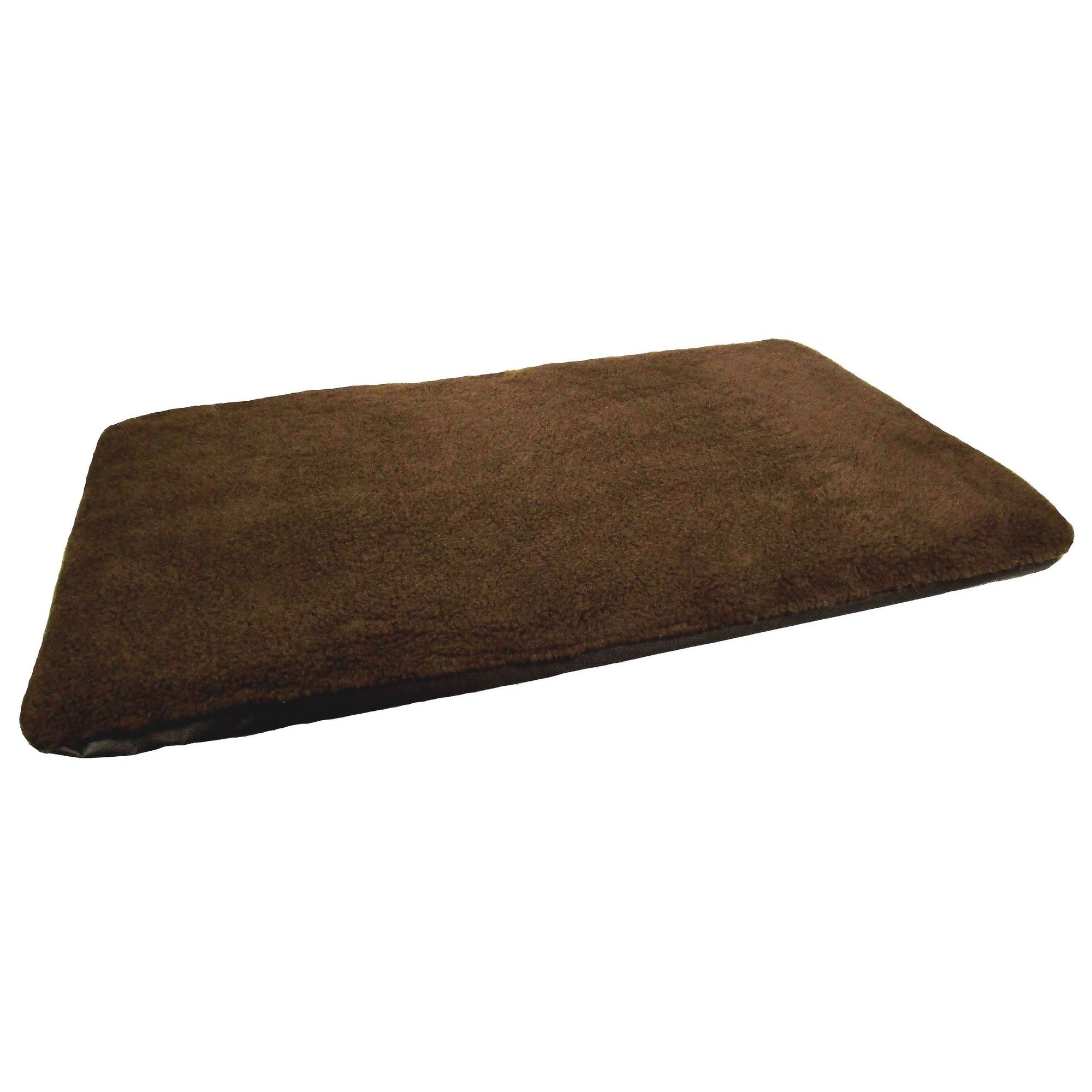 P&L Superior Pet Beds, Sherpa Fleece Pet Duvets, Dark Brown, Size Large 127 X 70 X 9 cm