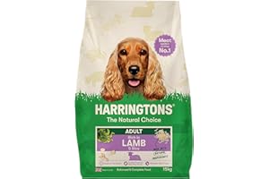 Harringtons Complete Dry Adult Dog Food Lamb & Rice 15kg - Made with All Natural Ingredients (Packaging may vary)