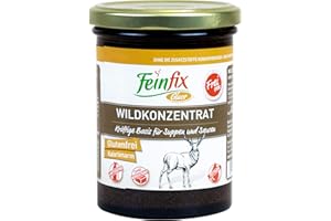 ‎FEINFIX Feinfix Wild Concentrate 420 g for 10 Litres of Wild Fund | for Soup and Sauce | Wild Fund Concentrate Free from | Gluten Free | Low Calorie | Lactose Free | No Yeast Extract | 2A-IV6Z-2YAF