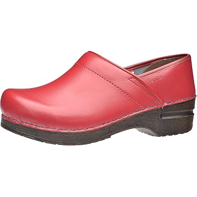 Zoccoli Unisex Sanita Julie | In Pelle, Con Suola In Legno Naturale, Comodi E Versatili