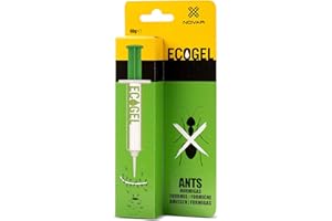 Novar 14041417 Ecogel Elimina Hormigas Jeringa 10 Gramos Caja Carton, Metal, Color, único
