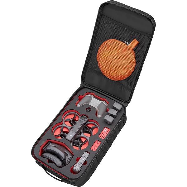 LiLiTok Zubehör Für DJI AVATA Goggles 2 - Rückseitige Batteriebox, Staubdichtes Pad & Stromkabel