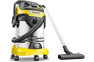 Kärcher Grovdammsugare WD 6 P S V-30/6/22/T, blåsfunktion, effekt: 1300 W, rostfri behållare: 30 l, sugslang: 2,2 m, med uttag, slang & adapter för verktyg, filter, golv- & fogmunstycke