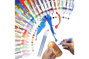 Hcunbsu 24 Stück Wachsstifte für Kerzen, Kerzenstifte 10 ml, Bemalen und Machen Set (24 Farben-A)