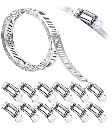 Colliers De Serrage Universels En Acier Inoxydable 'Serflex', Rouleau De 25 M, Largeur 8 Mm. Boîte De 50 Fixations Vendue S&ea | Traitement