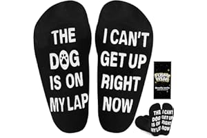 BISOUSOX Novelty Socks for Men - Funny Gifts for Dad, Grandpa - Breathable Cotton Socks - Men's Christmas Gifts - Size 6-11