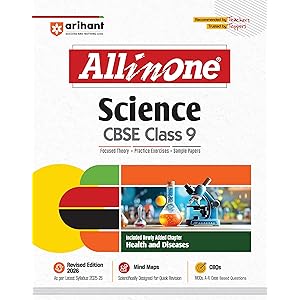 Arihant All in One Science Class 9 for CBSE Exam 2025-26 | As per Recommendations of NEP 2020 | Based on the latest NCERT | Mind Map in Each Chapter and Competency-Based Questions | Complete Study, Complete Practice, Complete Assessment